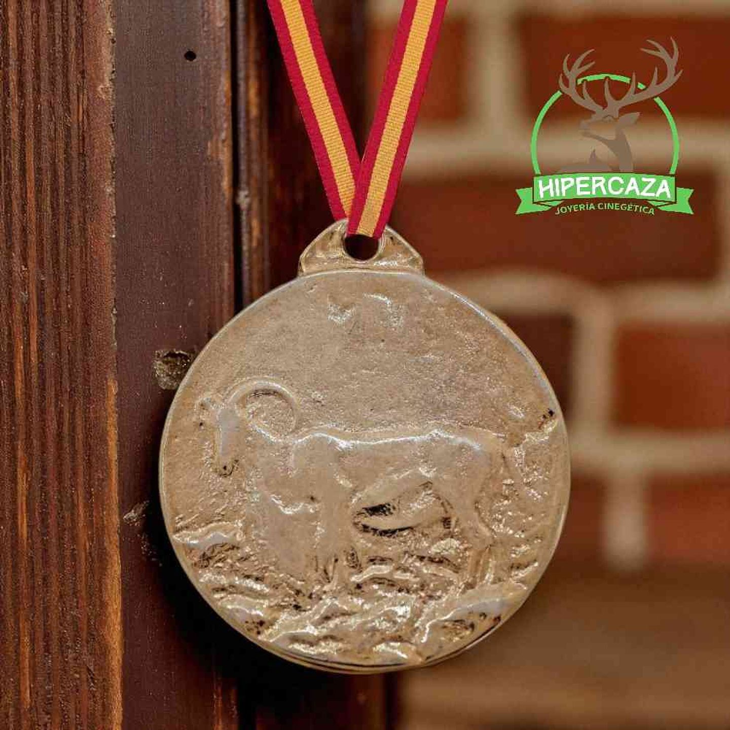 Medalla de homologación arruí en oro  2