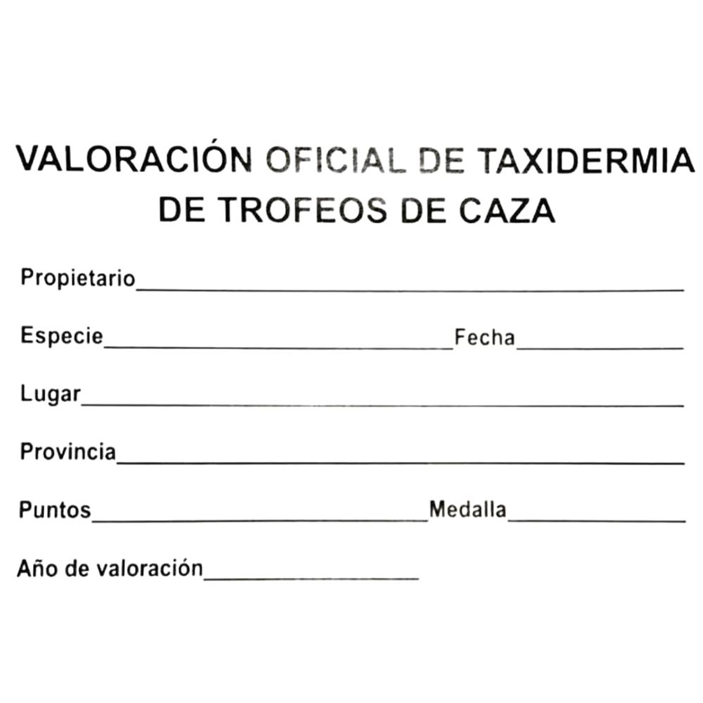 Medalla de homologación arruí en oro  3