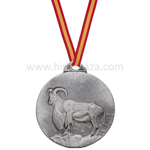Medalla de homologación aurrí de plata 