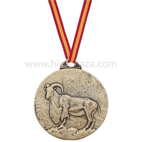Medalla de homologacion trofeo arruí bronce 