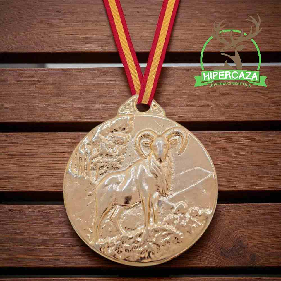 Medalla homologación de muflón oro  2