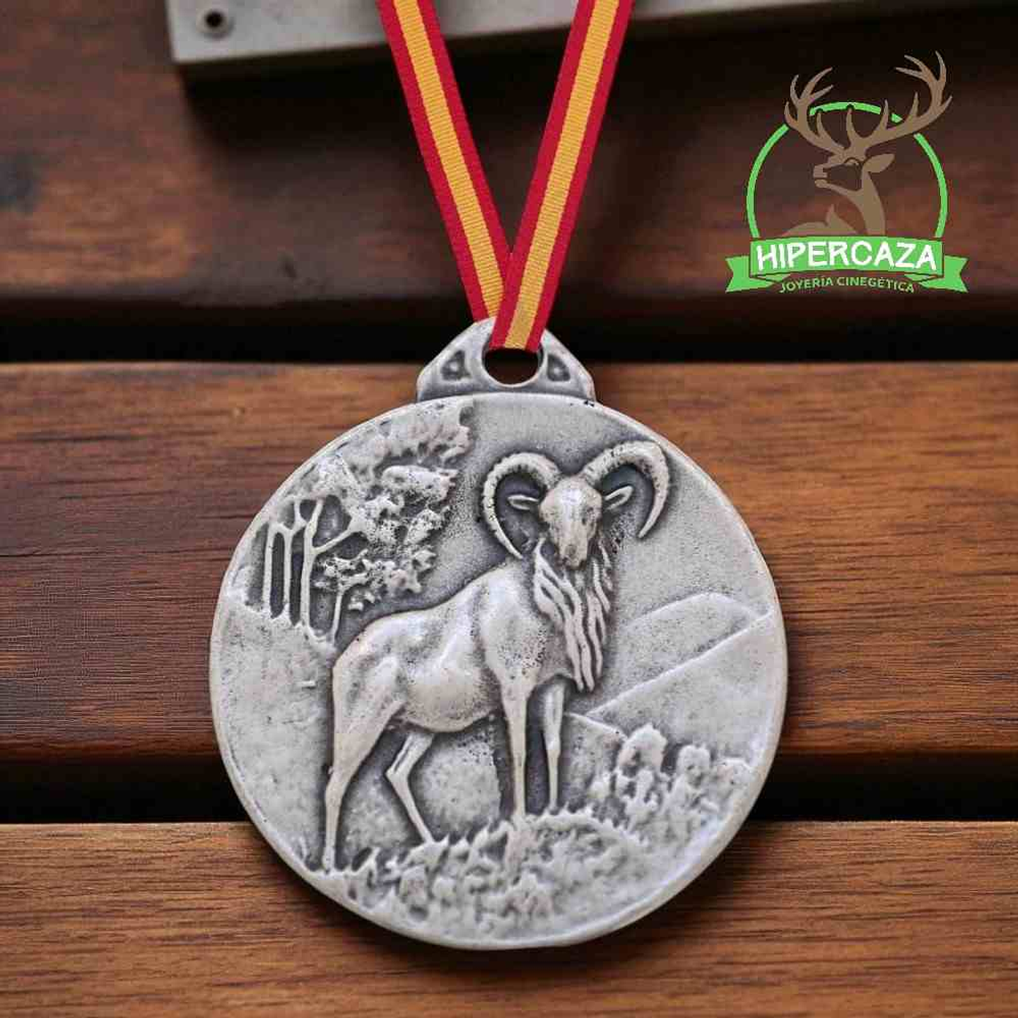 Medalla homologación de muflón plata 2