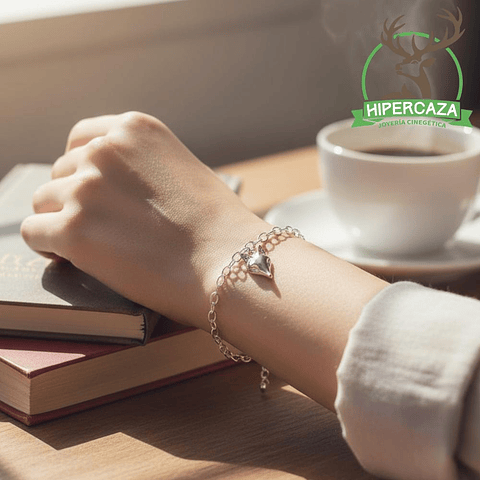 Pulsera de zorro en plata