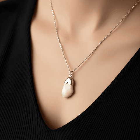 Gargantilla perla venado 