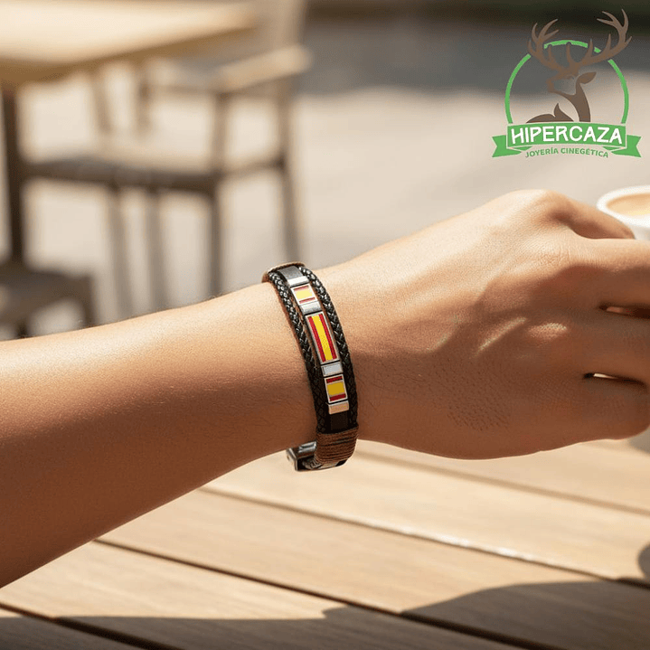 Pulsera caballero españa acero 3