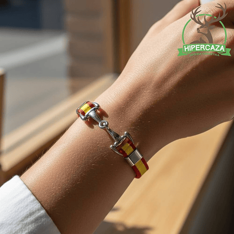 Pulsera hombre bandera de España 