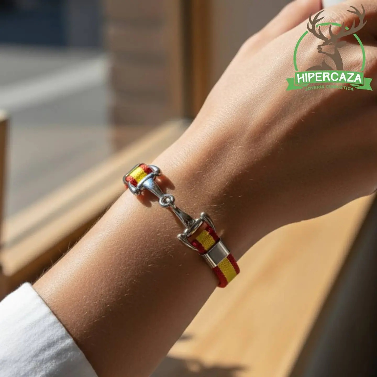 Pulsera hombre bandera de España  2