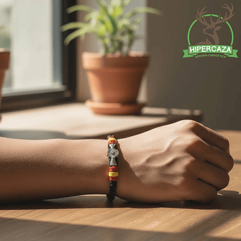 Pulsera de acero virgen del pilar trenza España