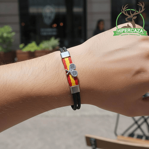 Pulsera de pádel con la bandera de España