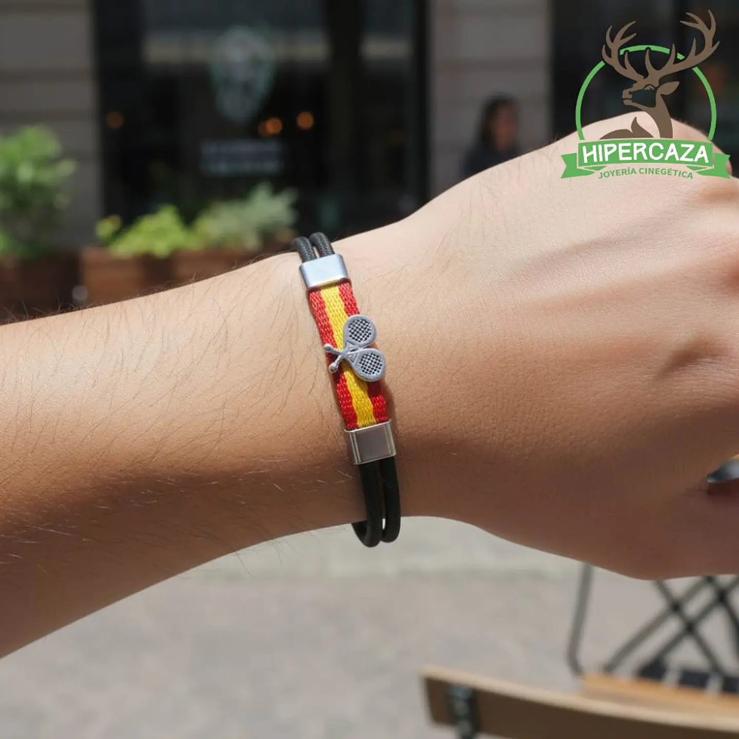 Pulsera de pádel con la bandera de España 2
