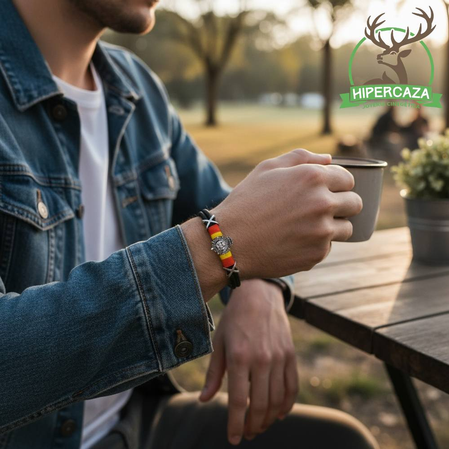 Pulsera de policia nacional en acero España 3