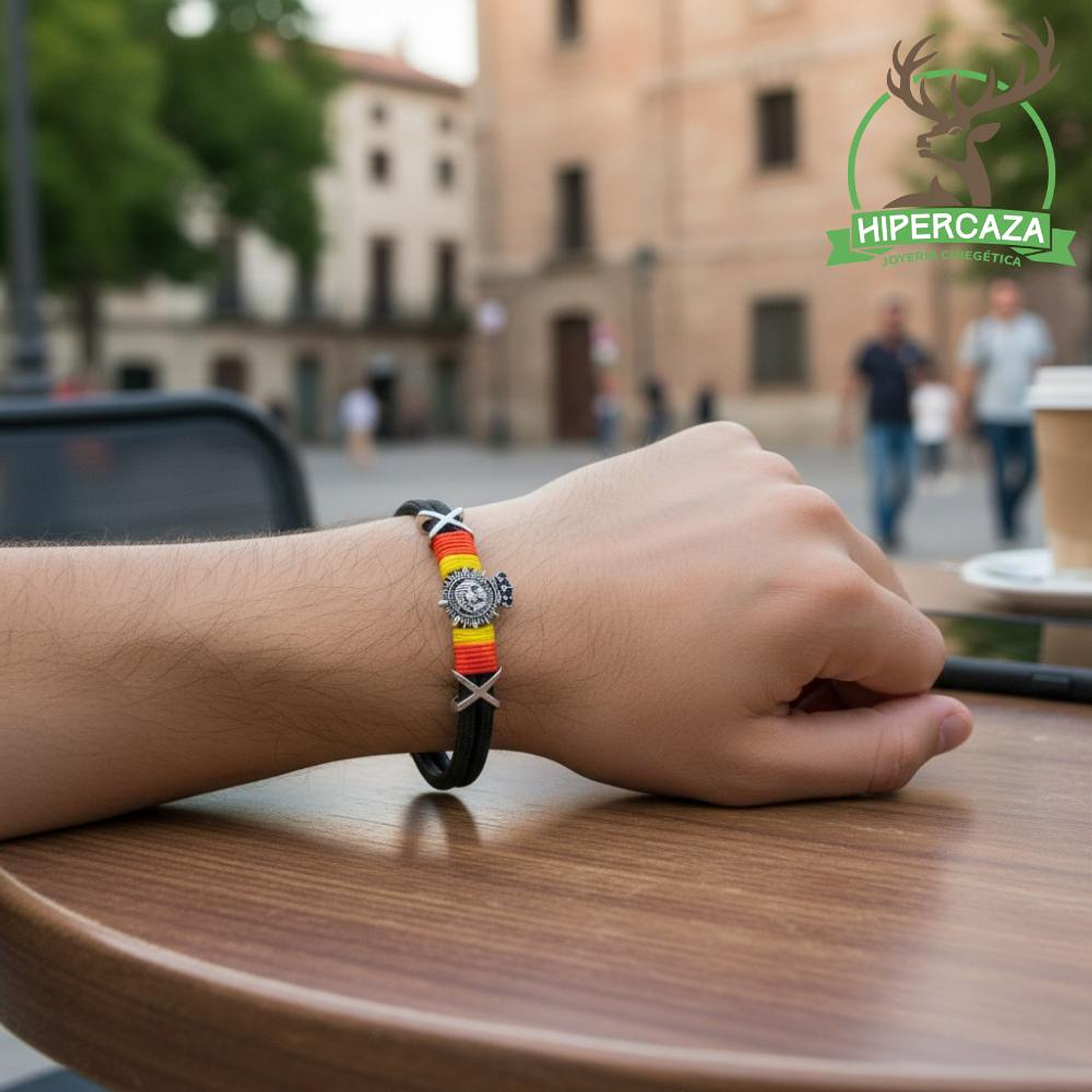 Pulsera de policia nacional en acero España 2