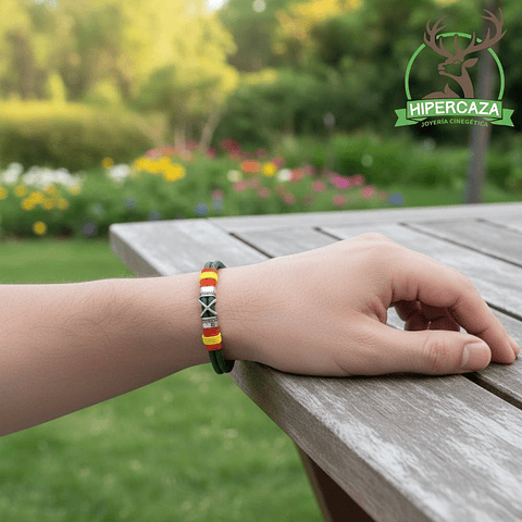 Pulsera de acero verde España