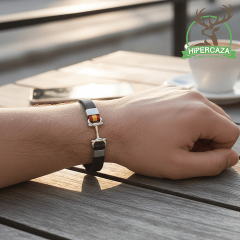 Pulsera de acero estribu azul España