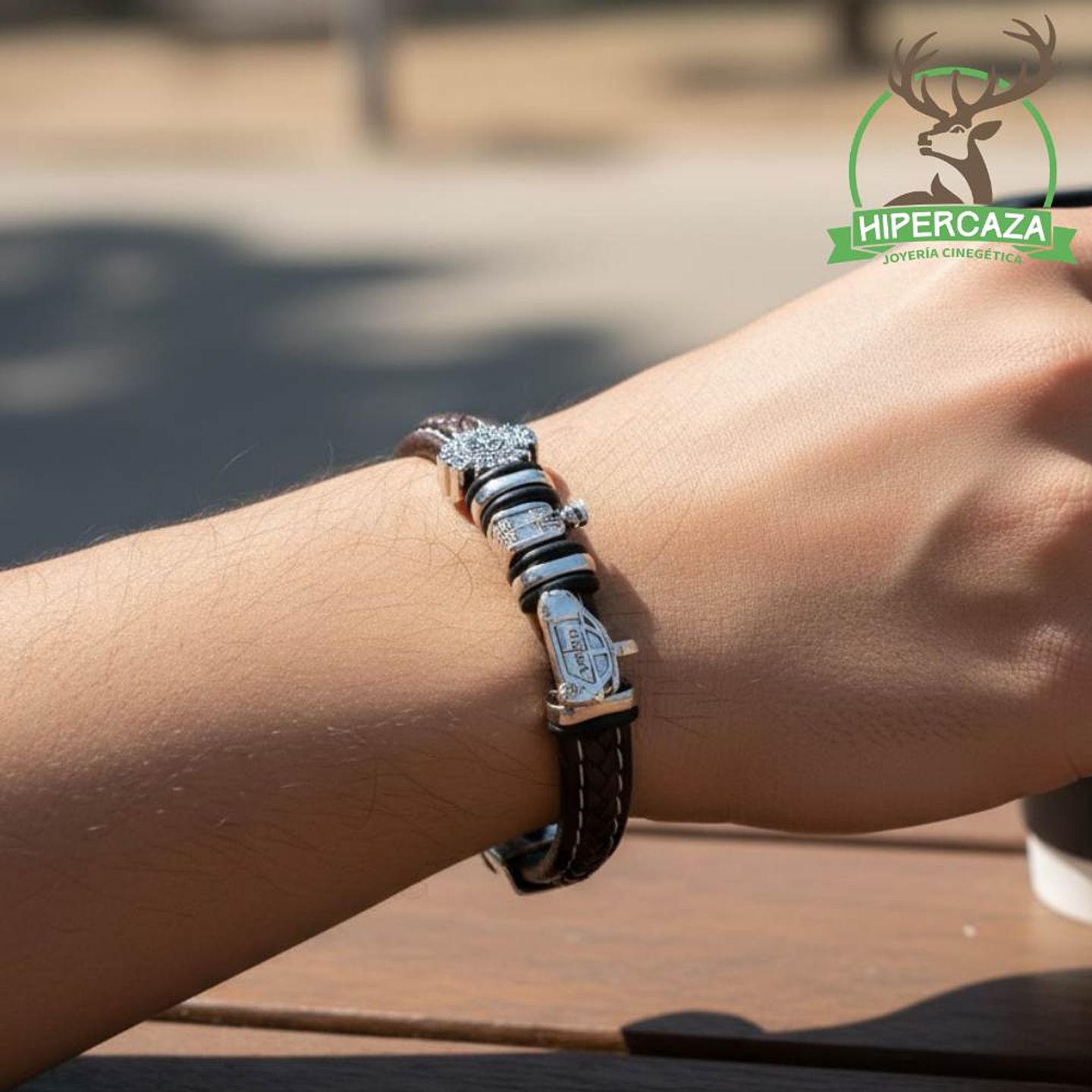 Pulsera de policia plata 3