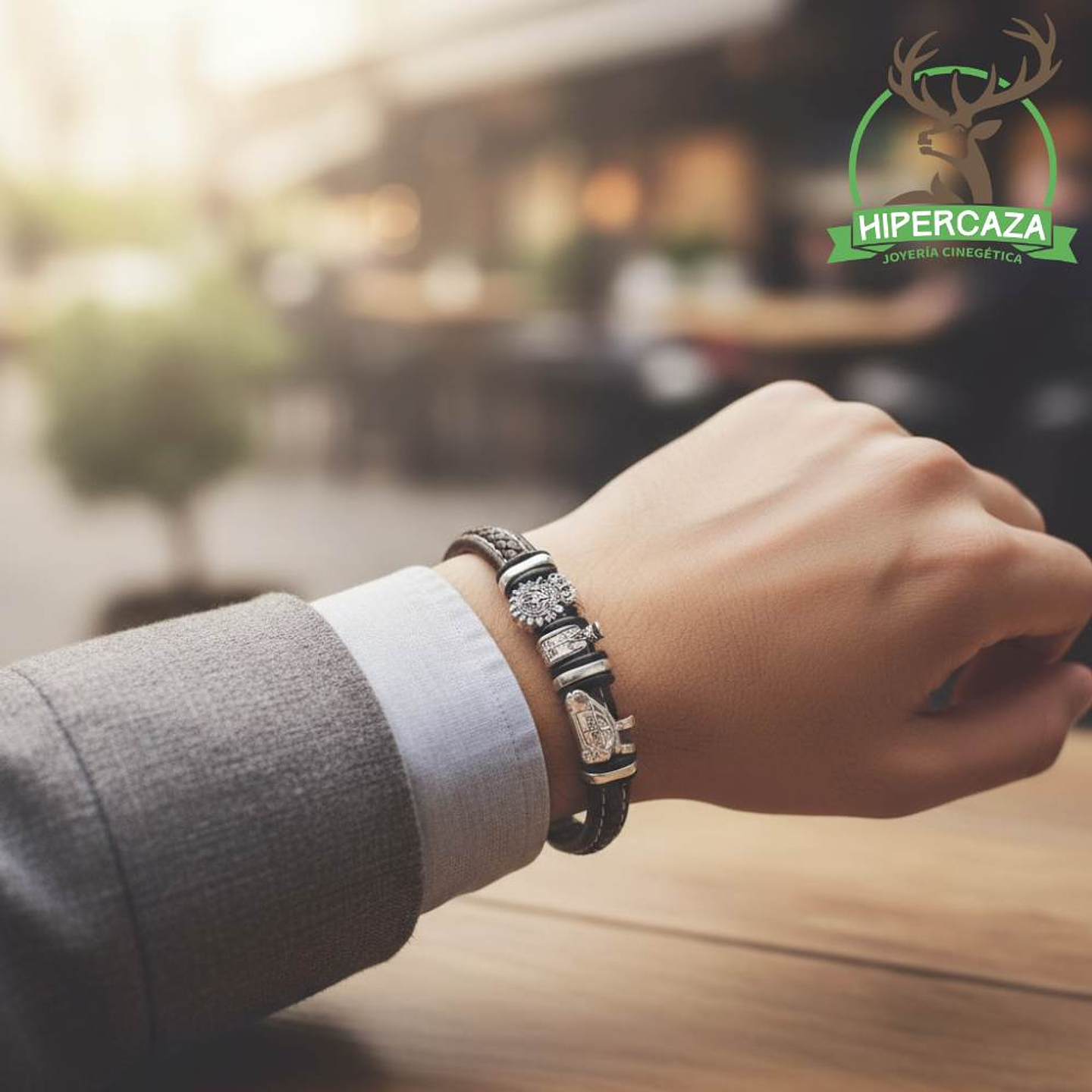 Pulsera de policia plata 5