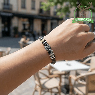 Pulsera de la legión hombre plata