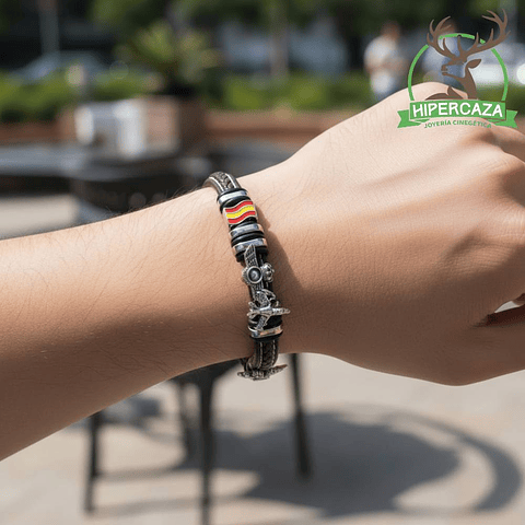 Pulsera del ejercito de aire plata