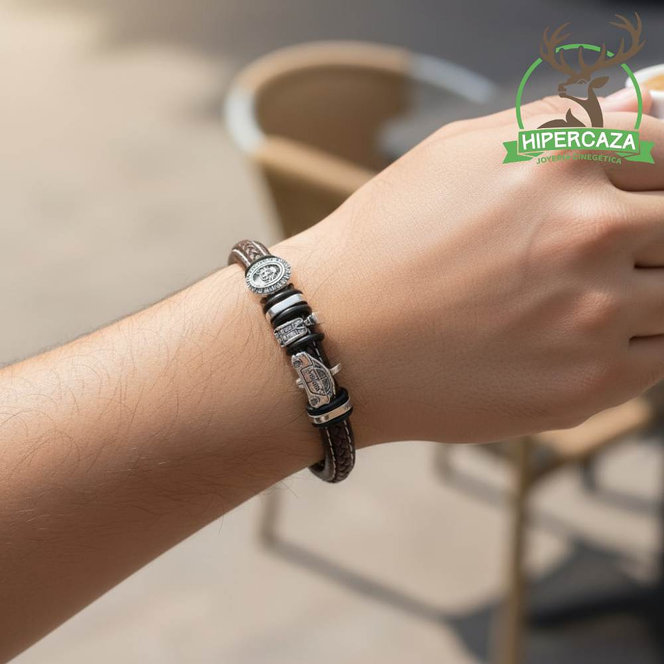 Pulsera de policia nacional plata 2