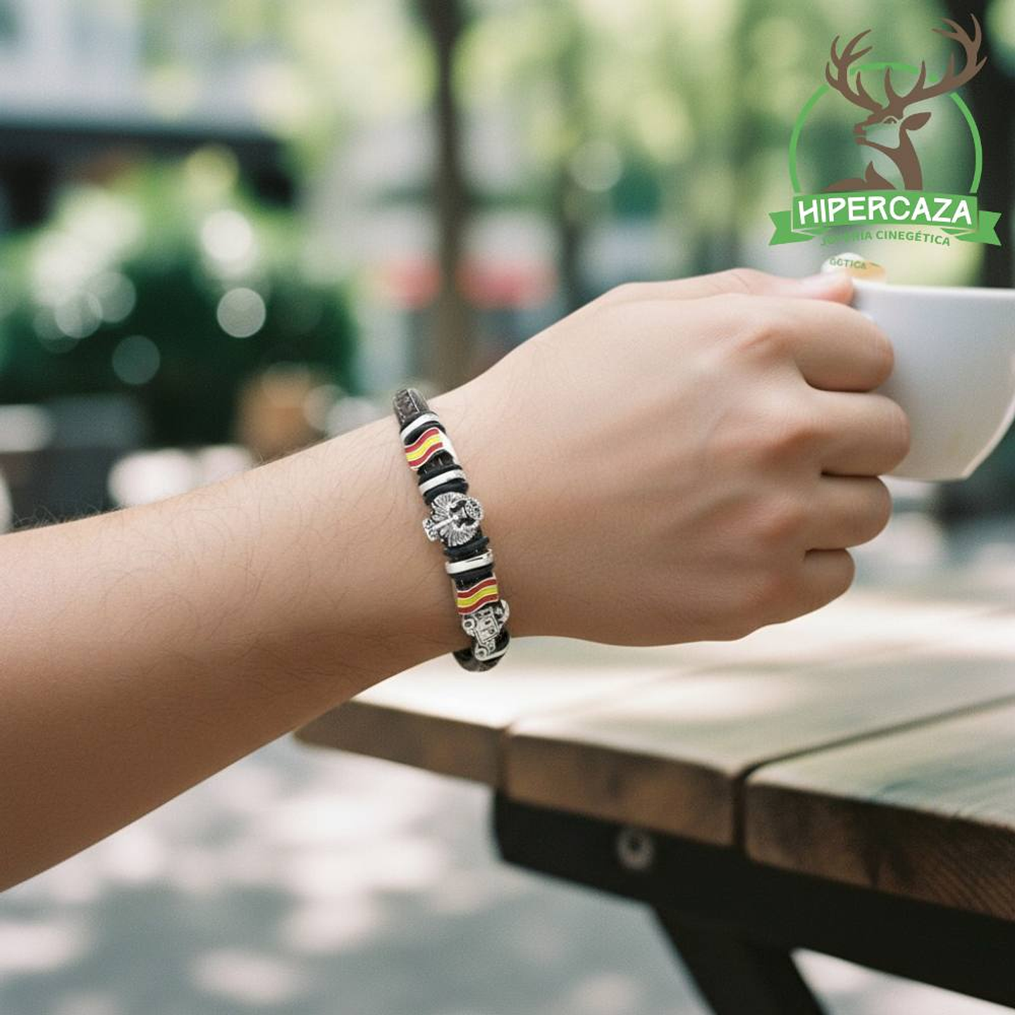 Pulsera del ejercito de tierra plata 2