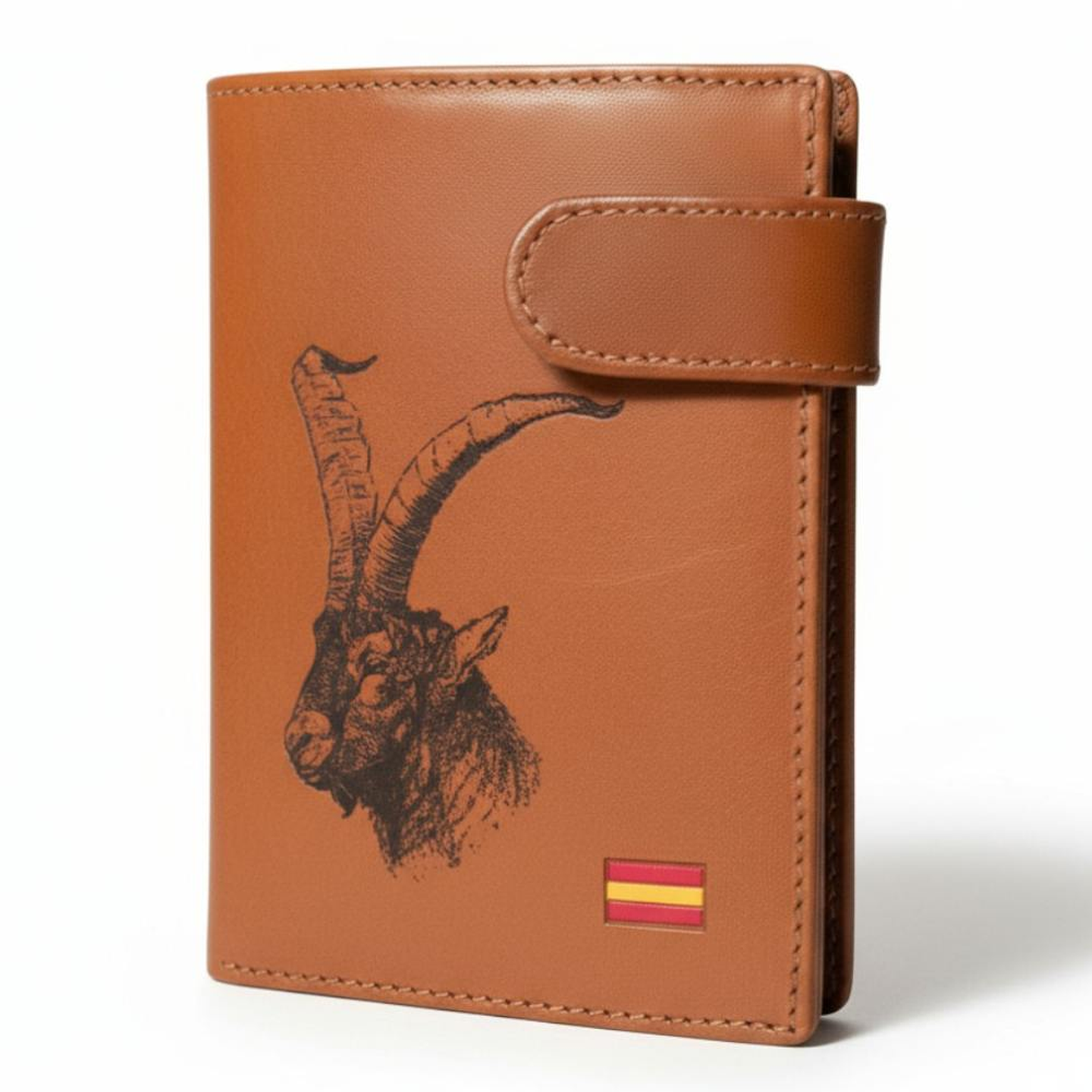 Cartera personalizada macho montés con cierre 1