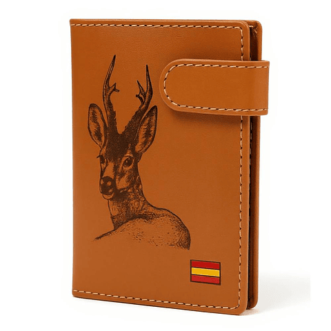 Cartera personalizada y con cierre corzo 