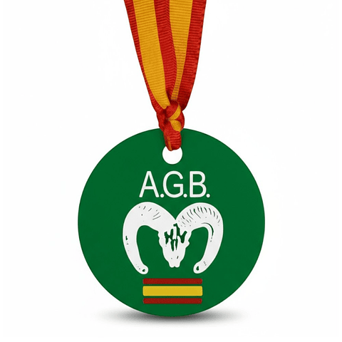 Marcarres personalizado con iniciales y muflón 