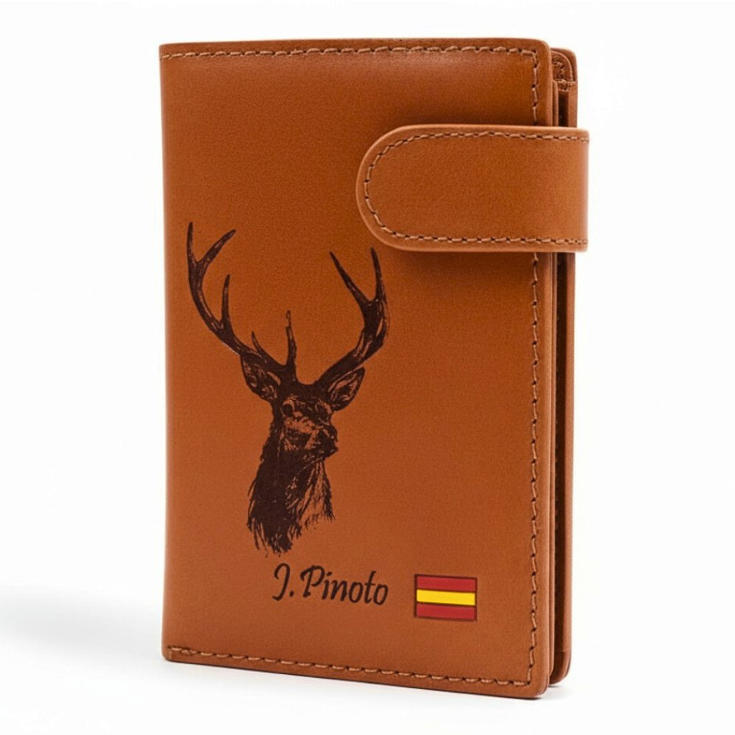 Cartera personalizada y con cierre venado  1