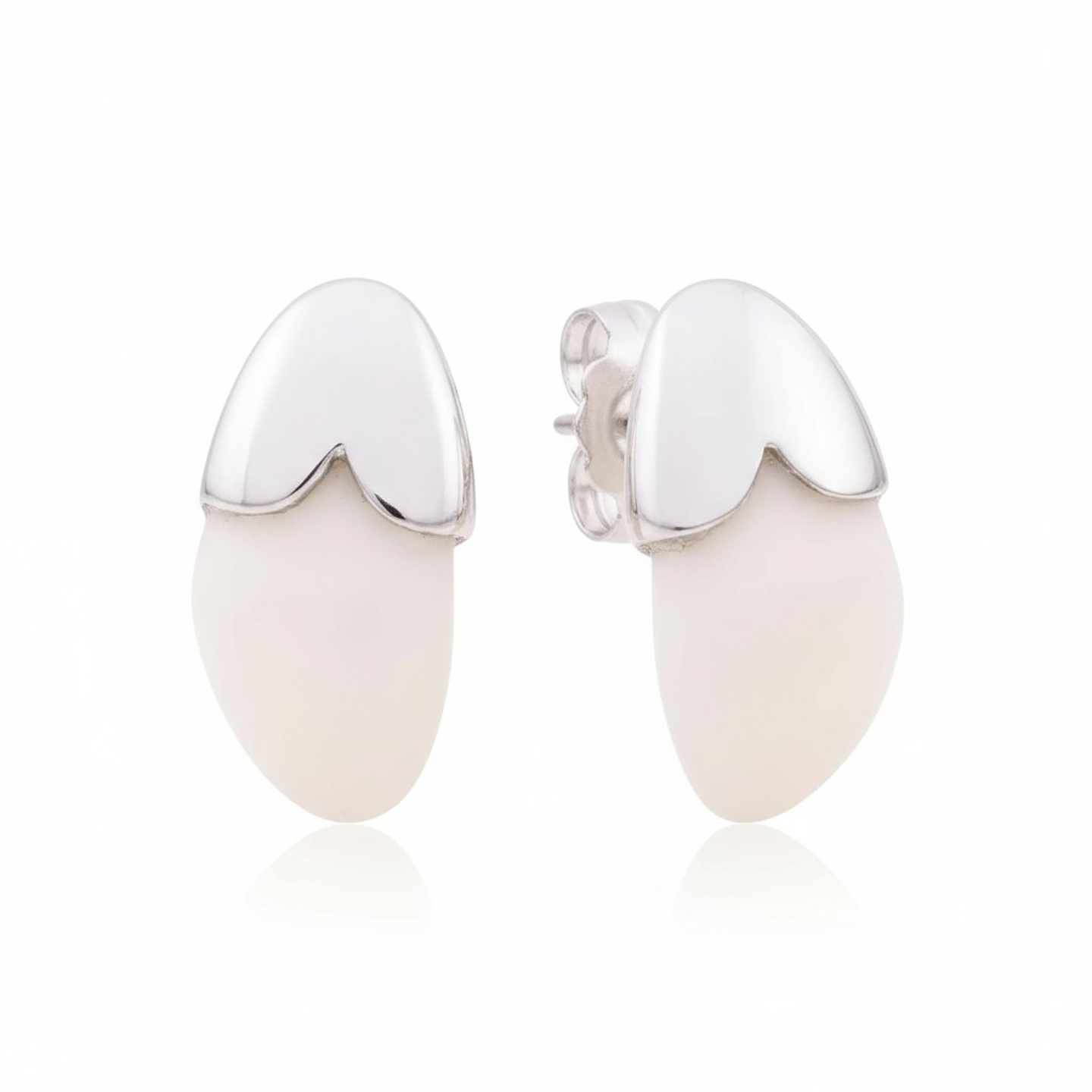 Pendientes con perlas de ciervo  1