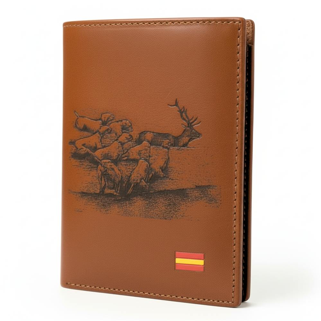 Cartera personalizada perros y ciervo 1