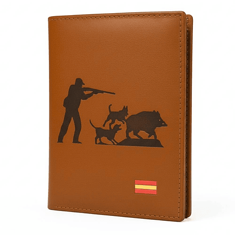 Cartera personalizada cazador 