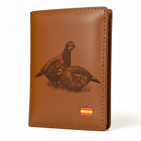 Cartera personalizada de perdices 