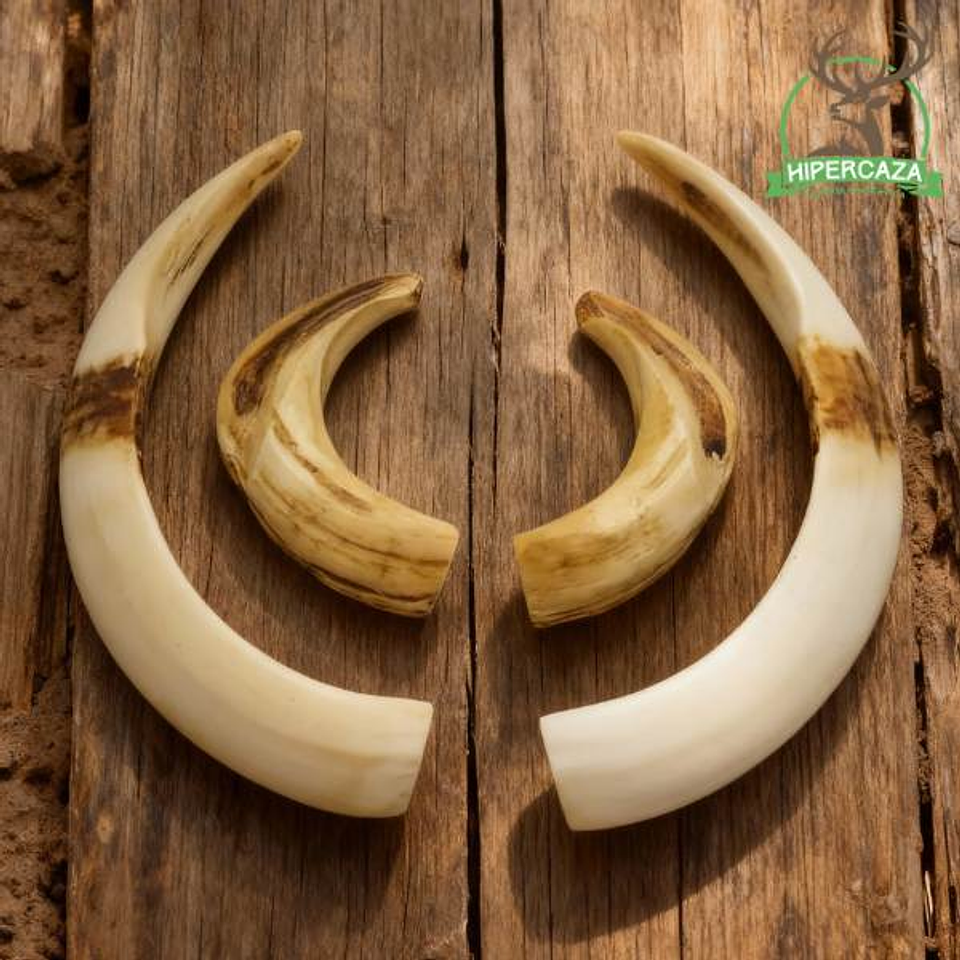 Réplica colmillos de jabalí 2