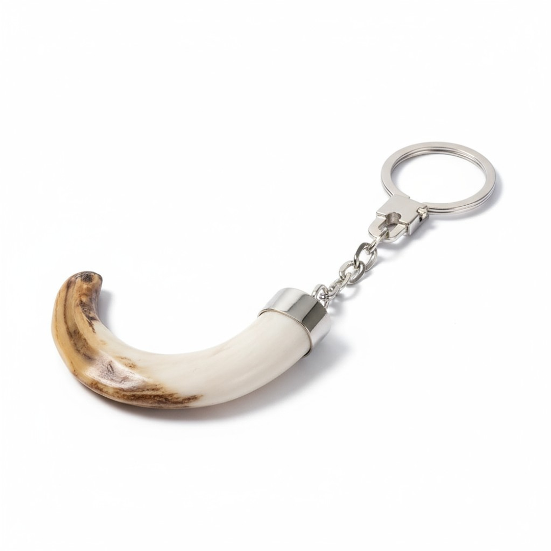 Llavero colmillo de jabalí 3