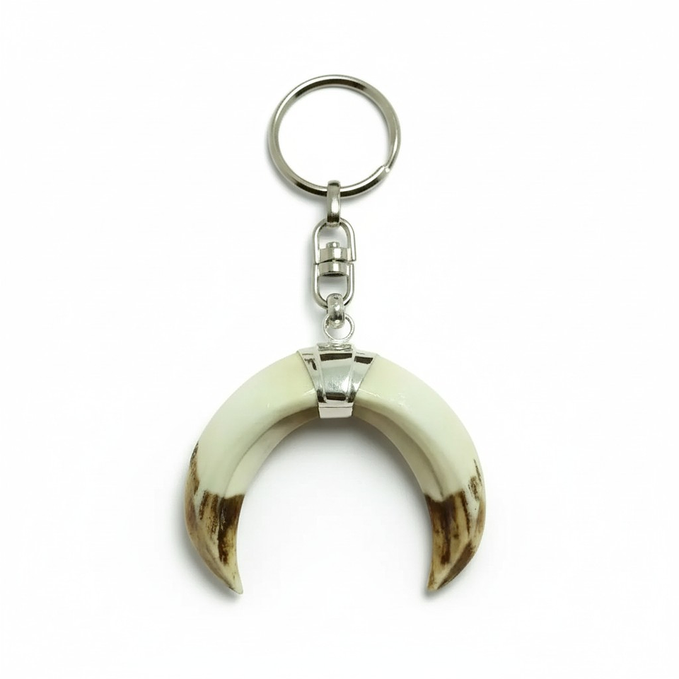 Llavero doble amoladeras de jabalí 3