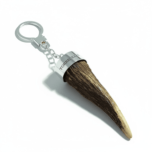 Colgante de asta de ciervo natural