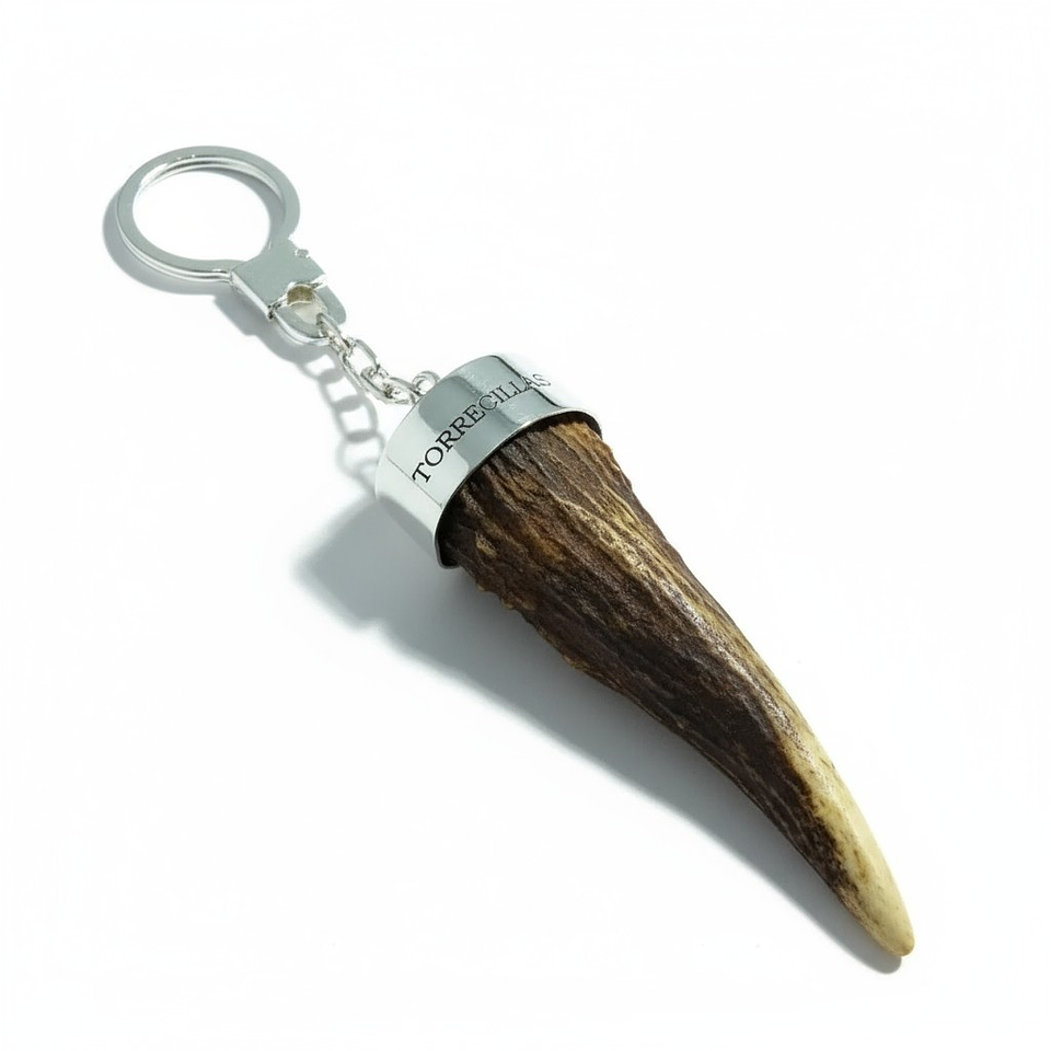 Colgante de asta de ciervo natural 1