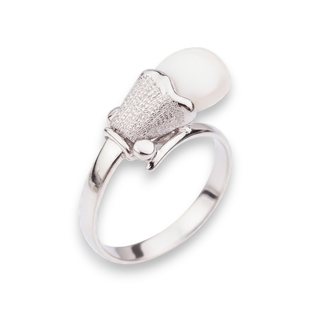 Anillo con perlas de ciervo  1