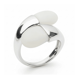 Anillo perlas de venado 