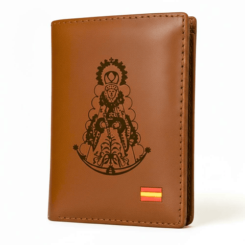 Cartera personalizada de la virgen del rocío 