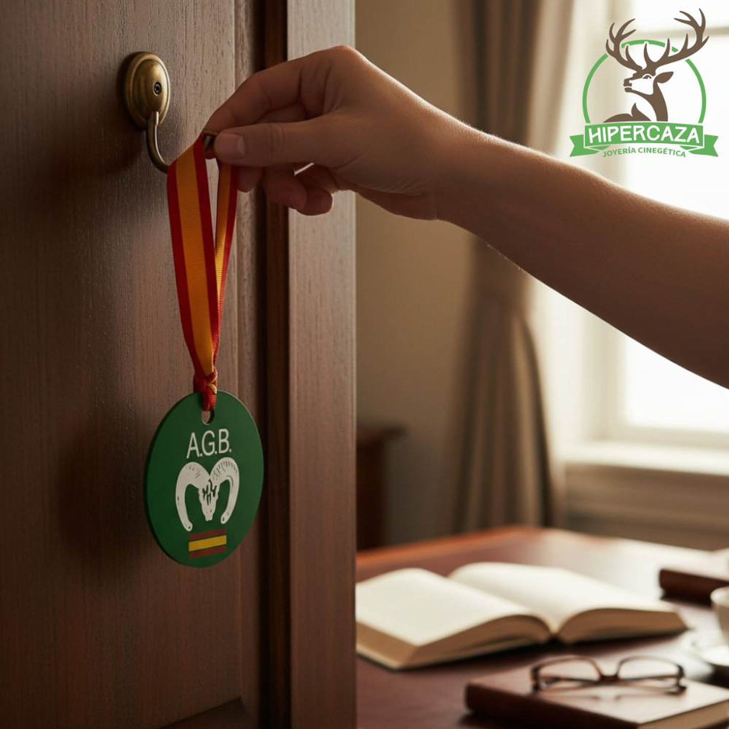 Marcarres personalizado con iniciales y muflón  2