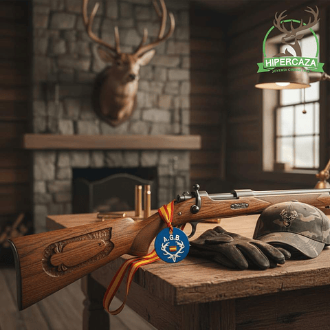 Marcarres personalizable iniciales y ciervo 