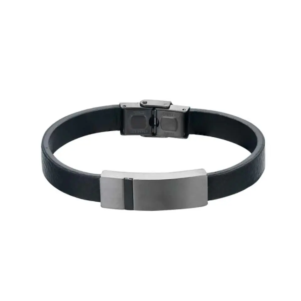 Pulsera de hombre en cuero 1