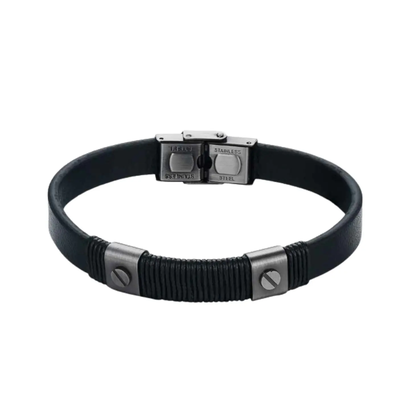 Pulsera para caballero en acero antracita  1