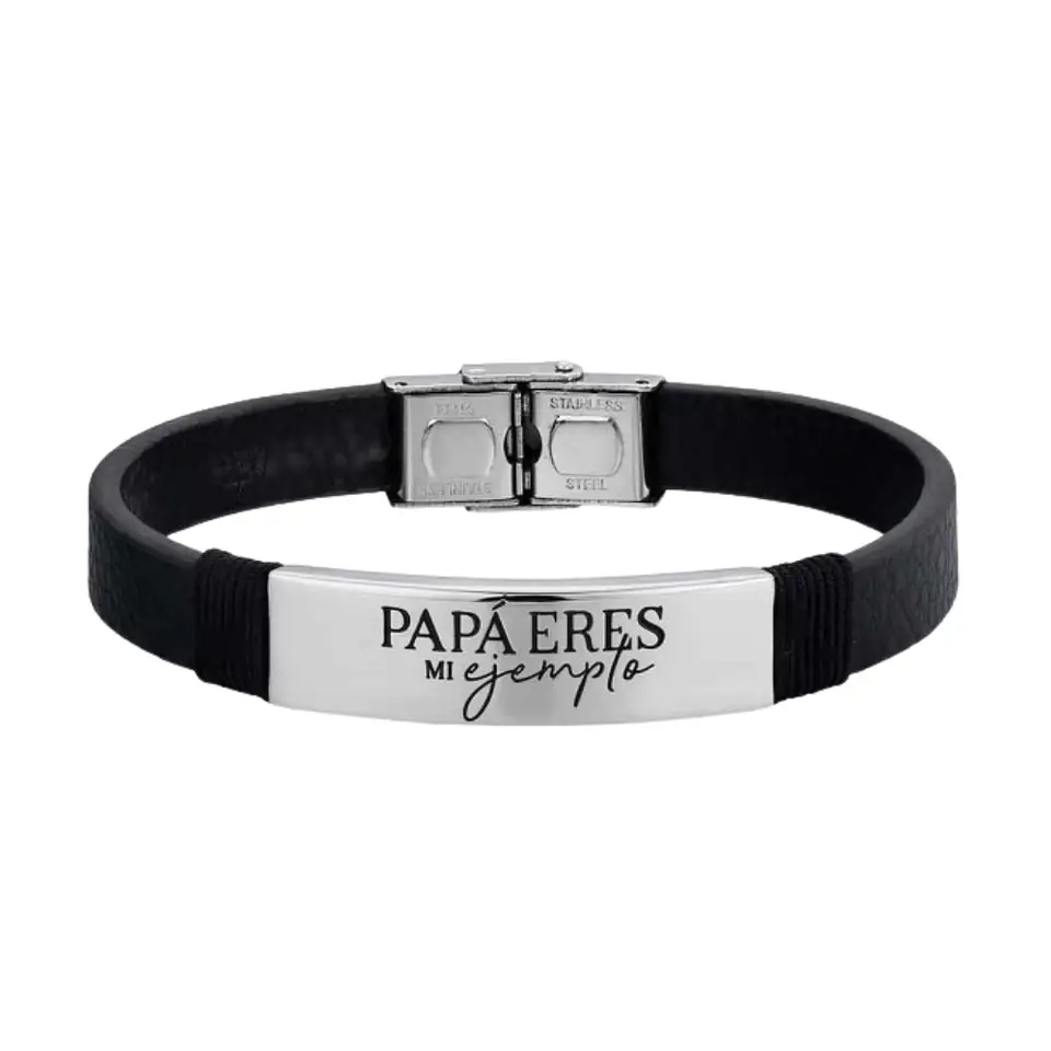 Pulsera para caballero de acero 1