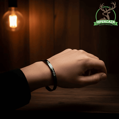 Pulsera de papá en acero personalizable