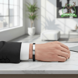 Pulsera para caballero placa en acero 