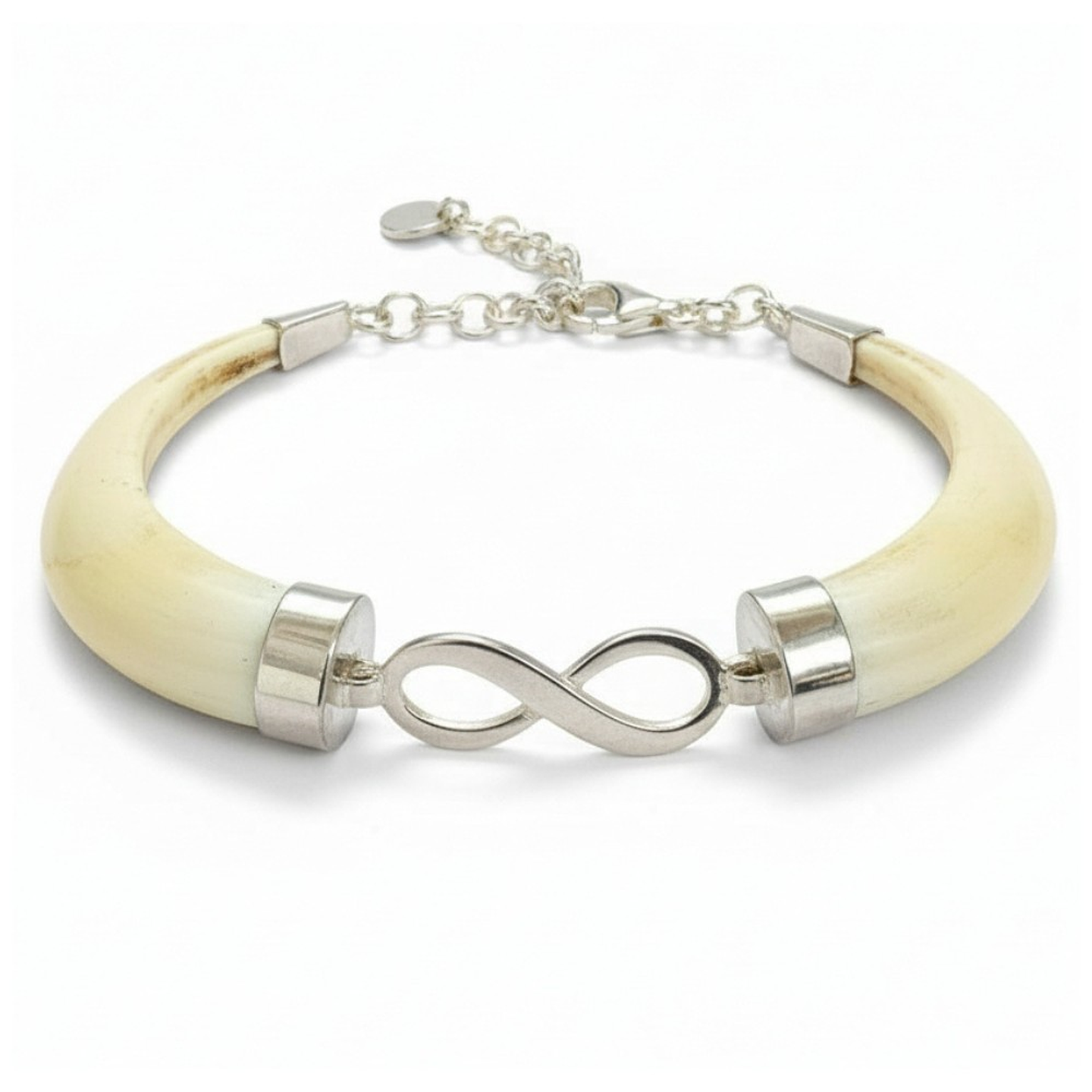 Pulsera colmillos de jabalí hembra  1