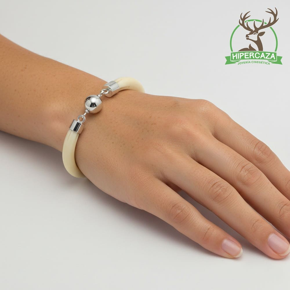 Pulsera de colmillos jabalí hembra 2