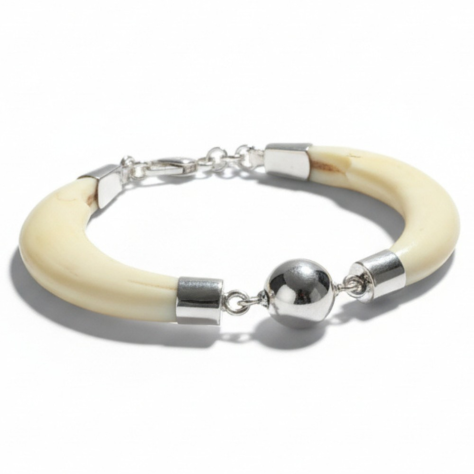 Pulsera de colmillos jabalí hembra 3